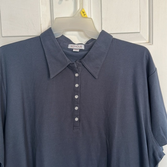 Red house blue polo women’s size 4x - Picture 2 of 3